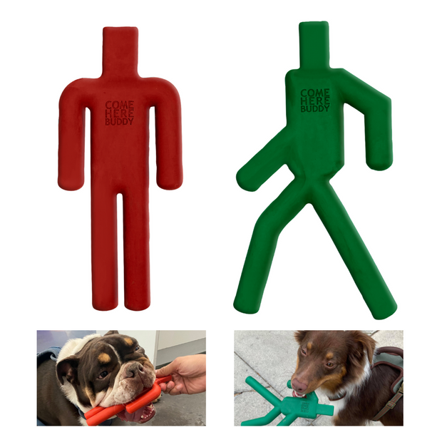 Strong Dog Chew Toys STOP and GO - Pedestrian Sign - Come Here Buddy